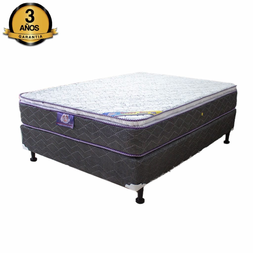 cama pillow top happy dream confort firme