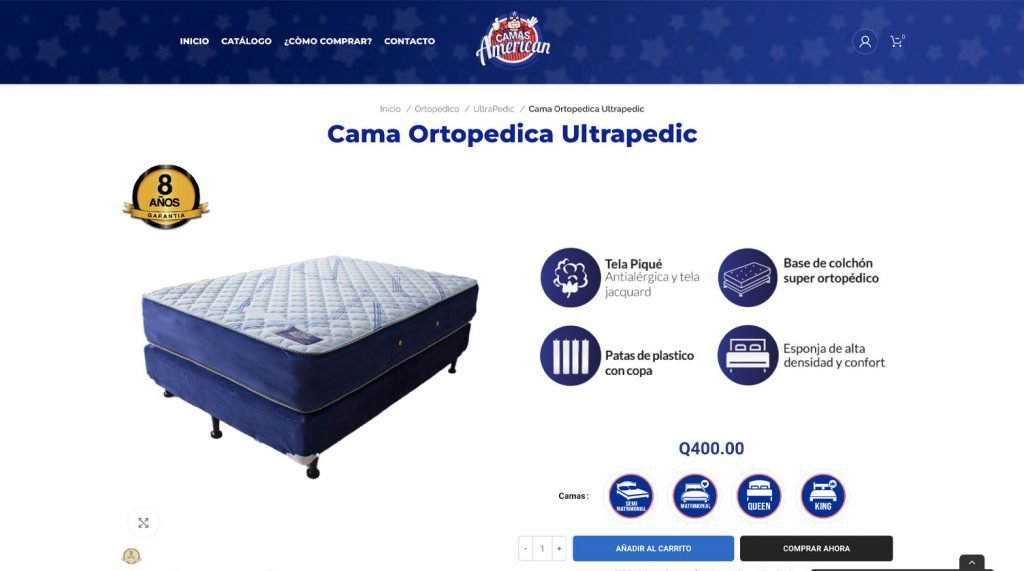product page